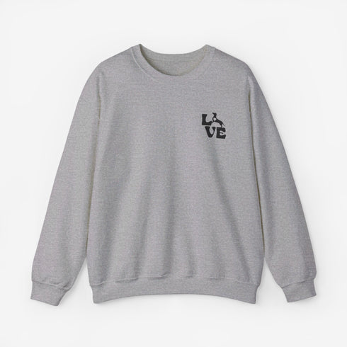 Dachshund Sweatshirt for Women - Dachshund Love Sweatshirt